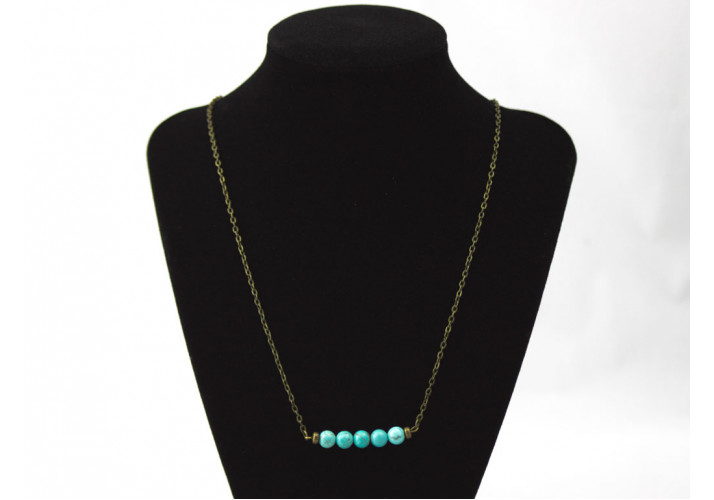 Turquoise Trapeze Necklace