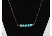 Turquoise Trapeze Necklace